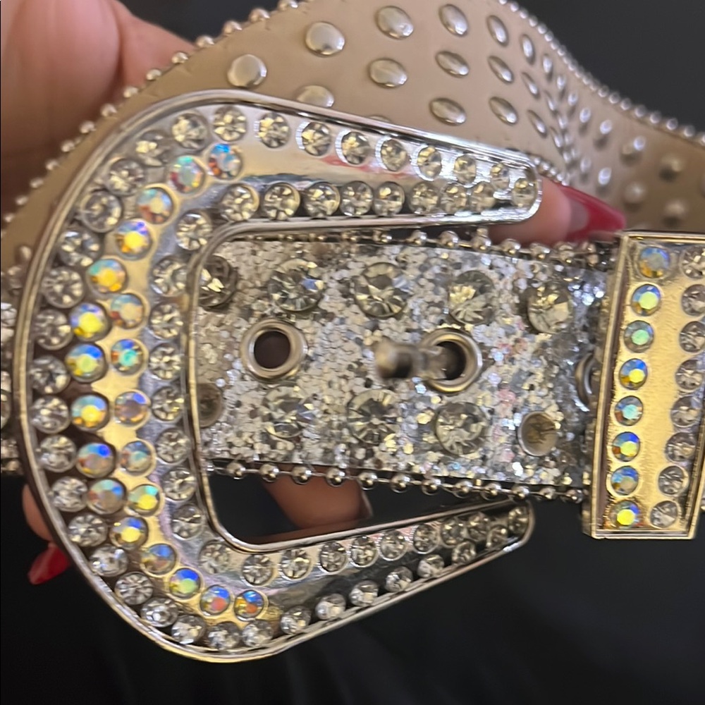 Sparkling Rhinestone Belt - Picture 3 of 3